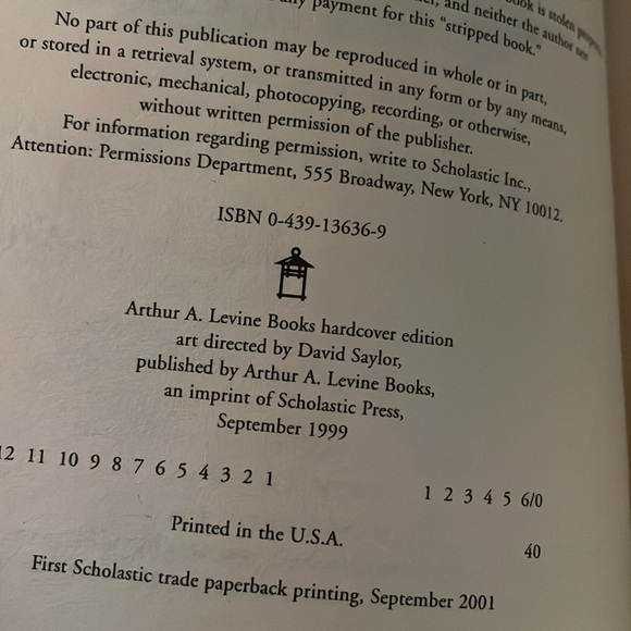 Harry Potter novel paperback book - Picture 7 of 7